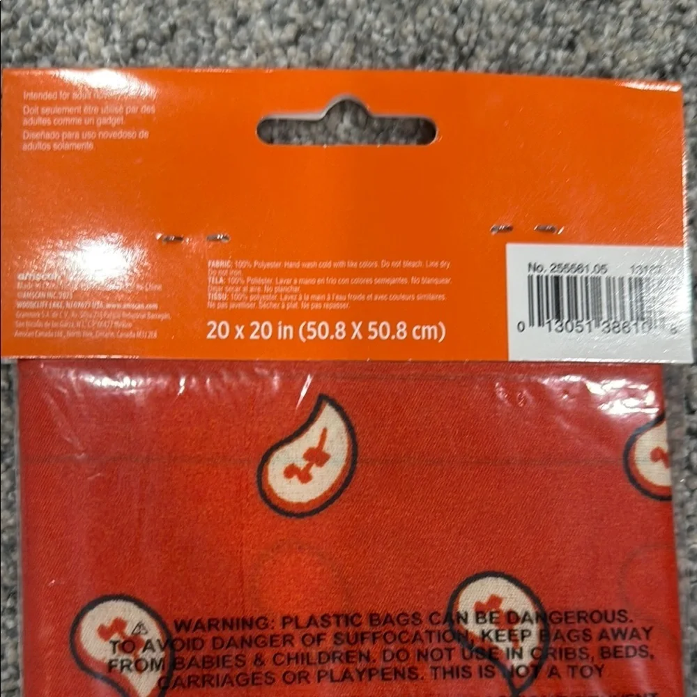 Child's orange Tutu , Bandana and orange hairspray set